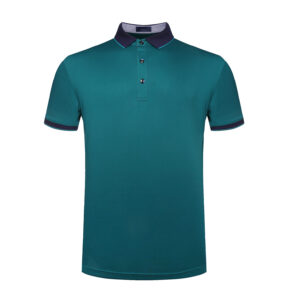 Men’s Classic Polo Shirt with Short Sleeves and Comfort Fit