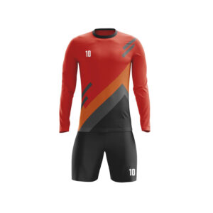 Professional Goalkeeper Uniform Set with Padded Protection