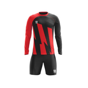 Long Sleeve Goalkeeper Uniform Set for Adult Team Players